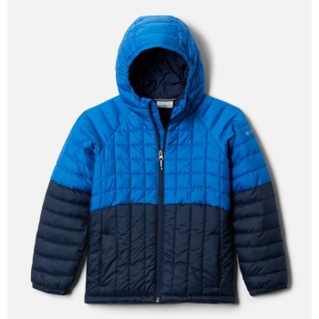 Columbia Humphrey Hills Puffer, Chamarras Azules Claro Azul Marino Para Niño | 389071-OTX